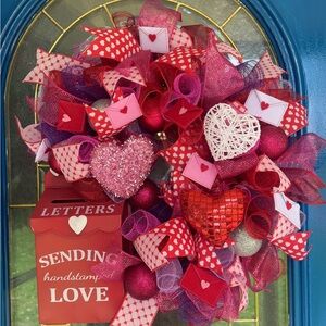 Valentine's Day Heart Wreath